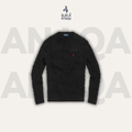 Black Ralph Lauren Cableknit Jumper Sweater